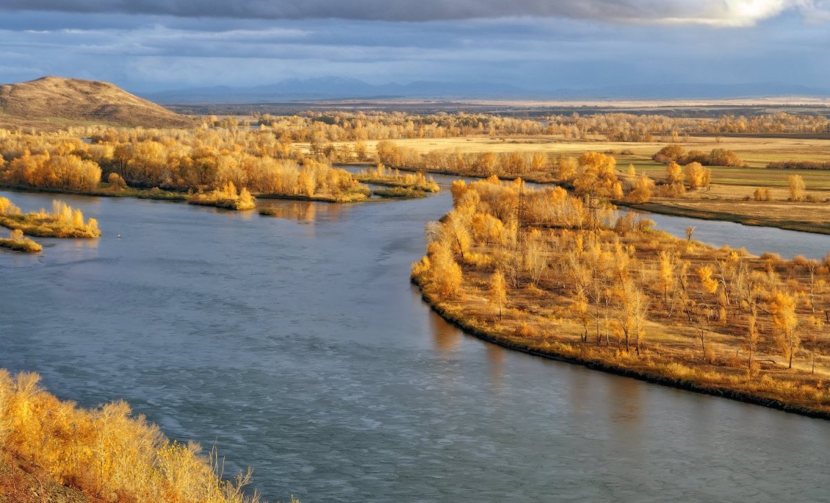 Река Обь и Иртыш