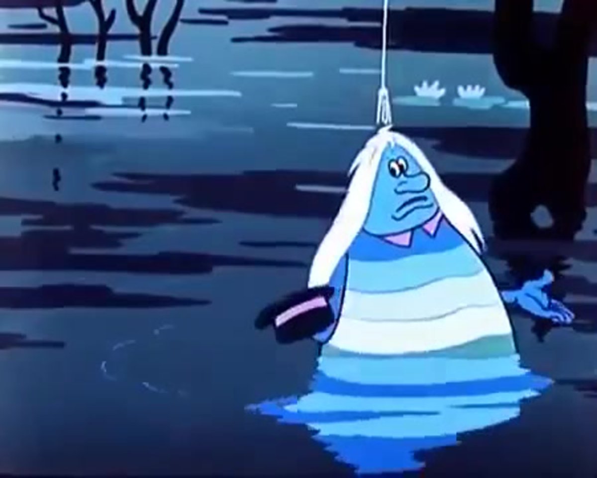 Силуэт бабы яги в ступе