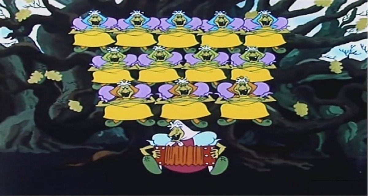 Летучий корабль мультфильм 1979 бабки Ежки