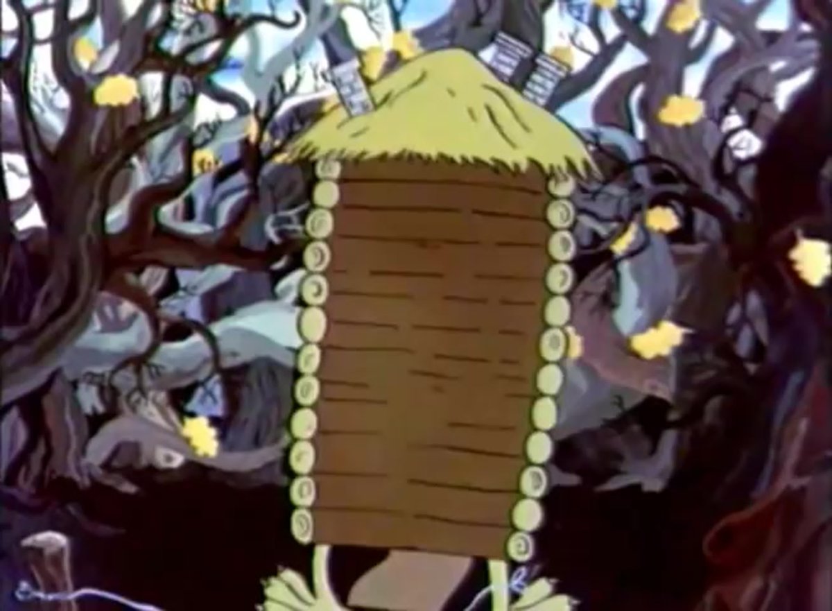 Бабка ёжка мультфильм Летучий корабль