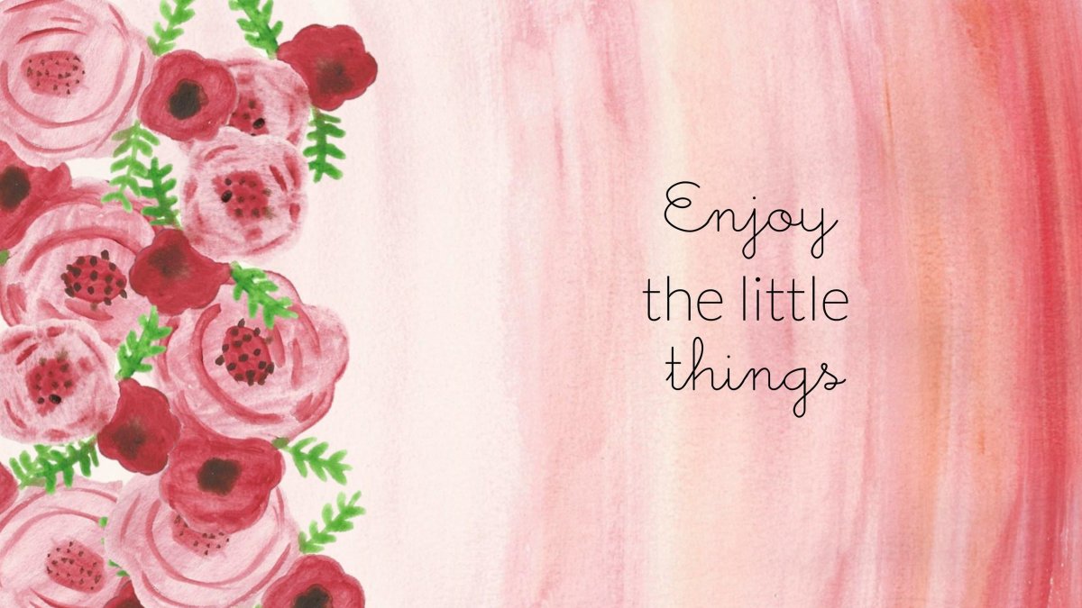 Акварельный фон с цветами