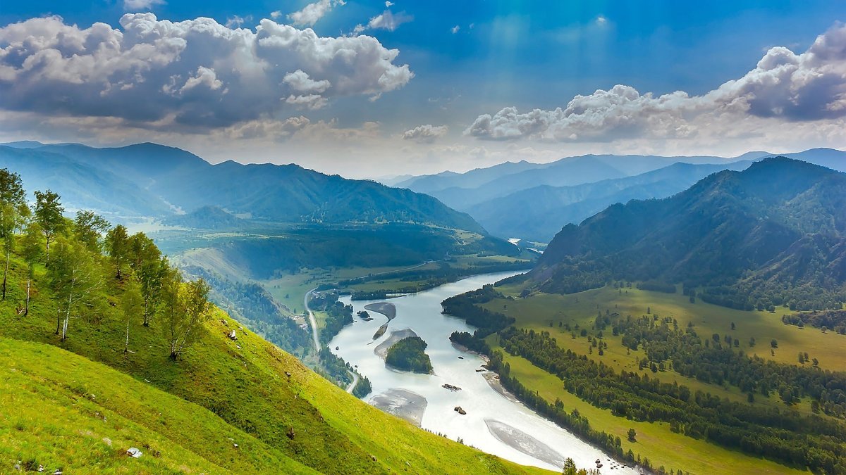 Горы Алтая Катунь