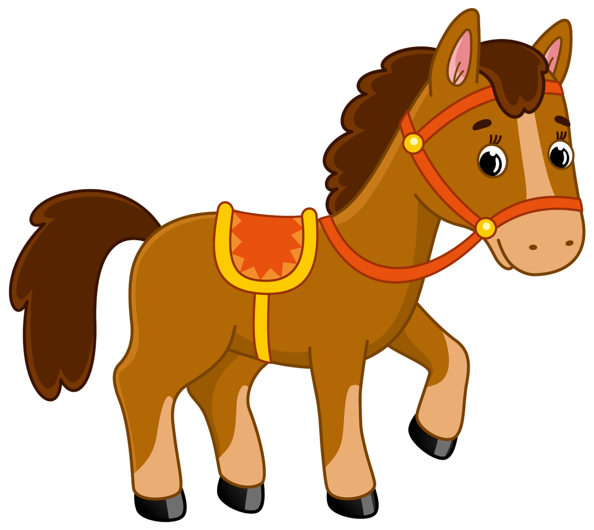 Лошадка картинка для детей