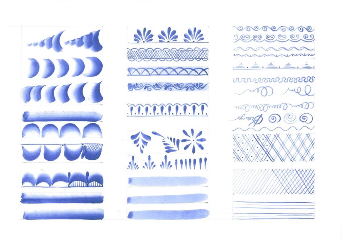 Рисунок Гжель 3 класс