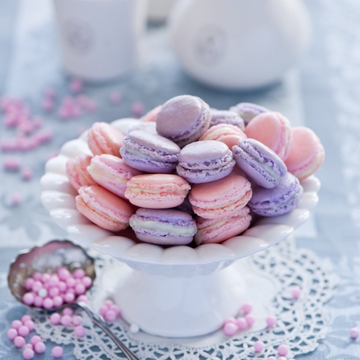 Макаронс с зефиром