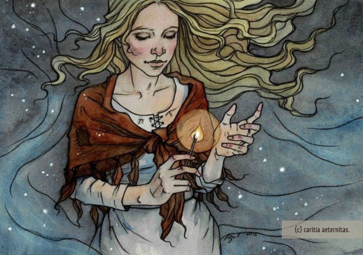 Девочка со спичками арт