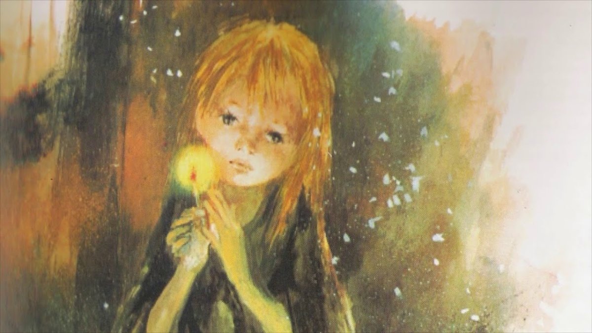 Девочка со спичками рисунок