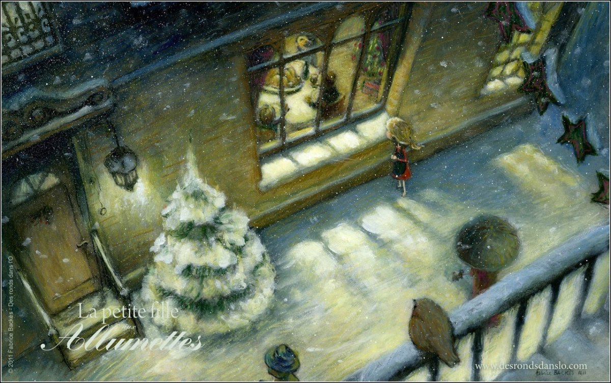 Девочка со спичками арт