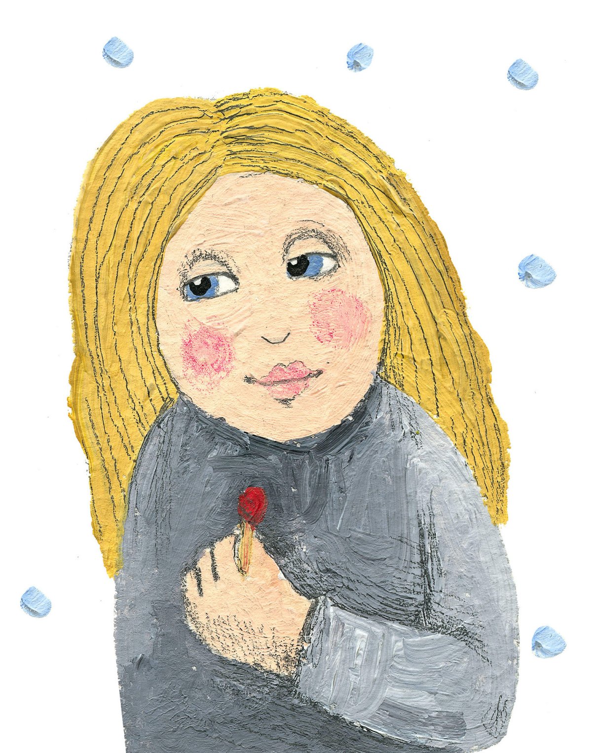 Девочка со спичками арт