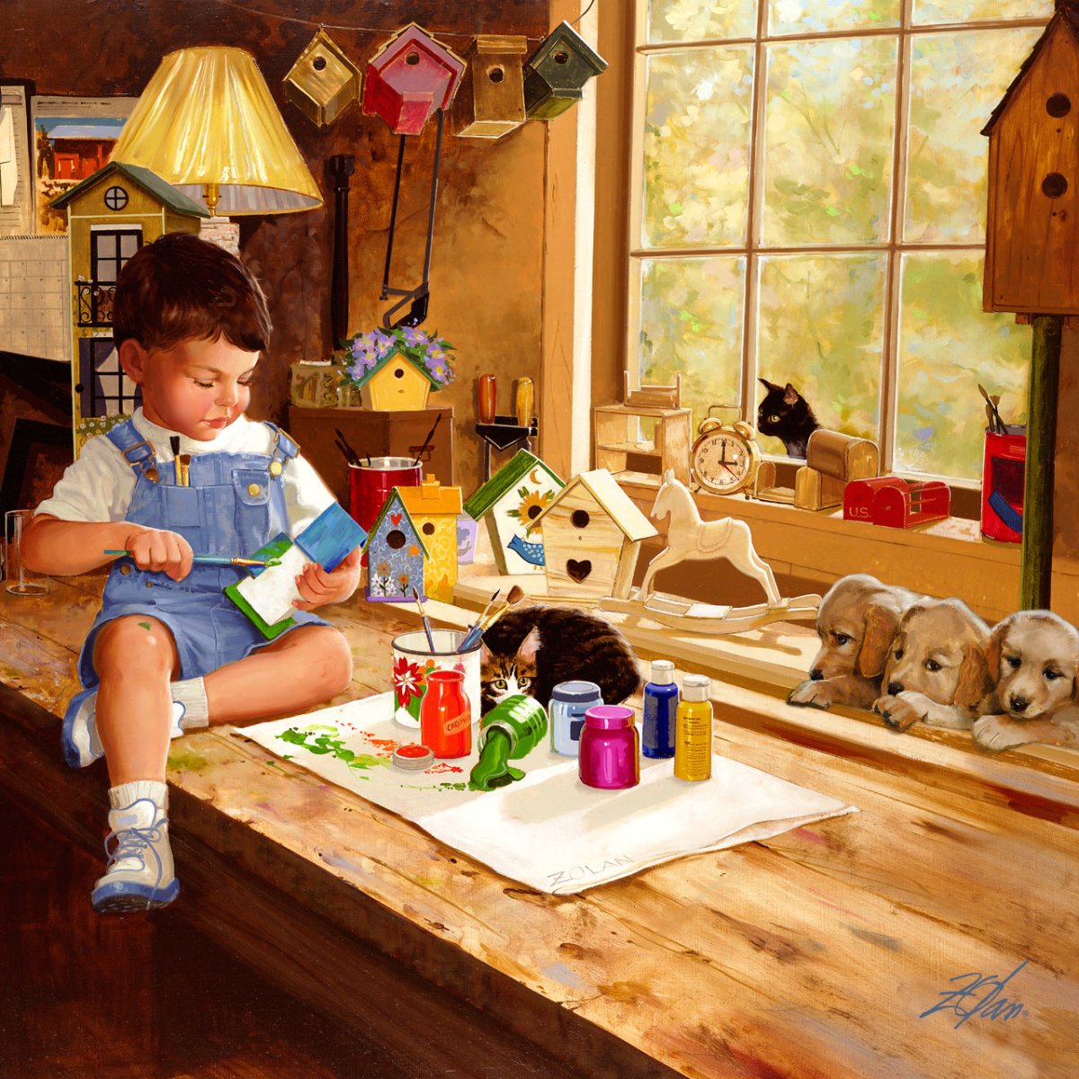 Художник Дональд Золан