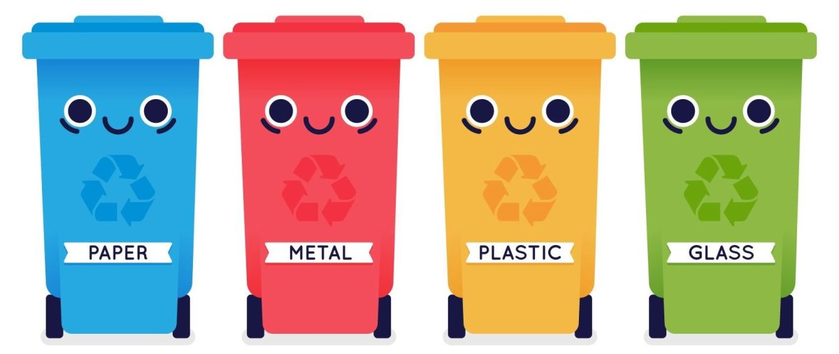 Раздельный мусор контейнеры для детей