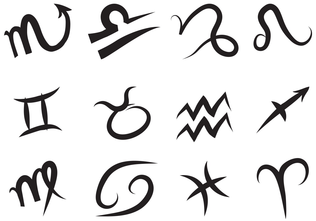 Знаки зодиака символы