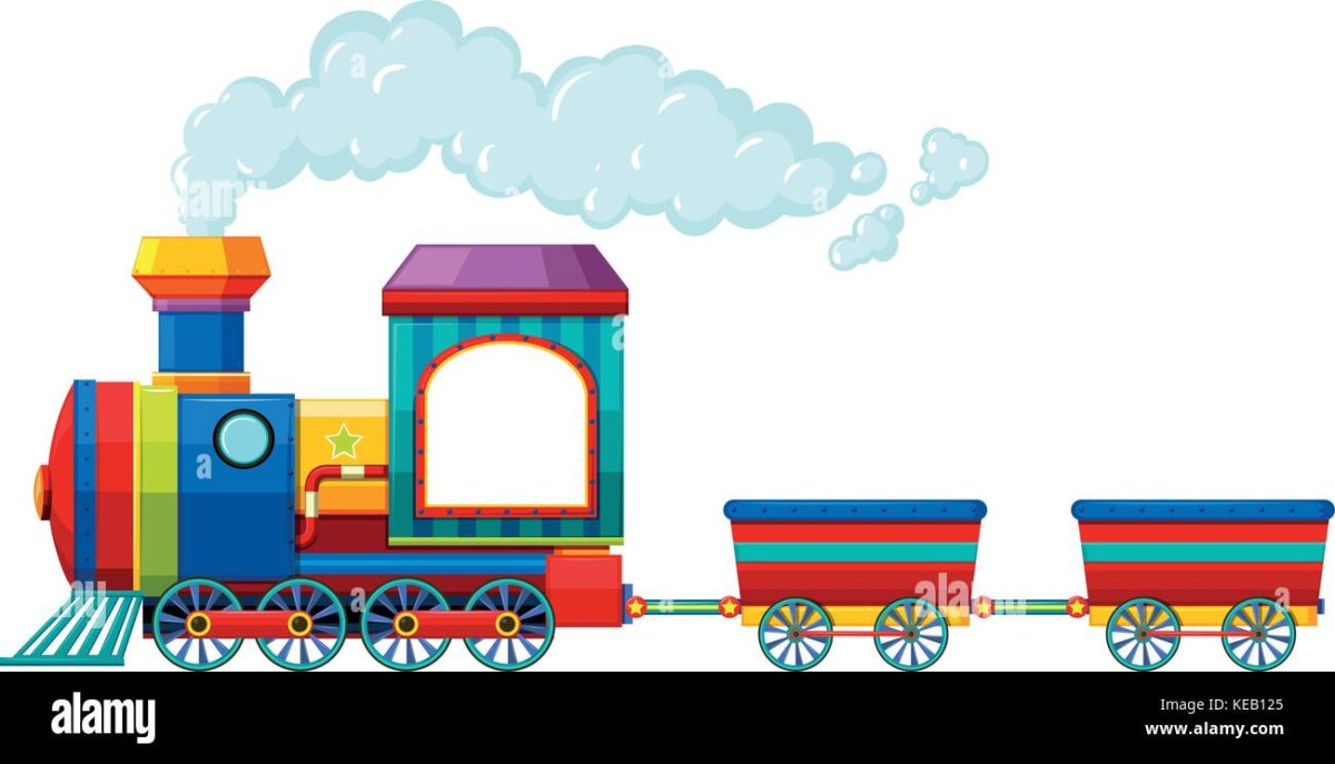 Паровоз с вагонами старинный