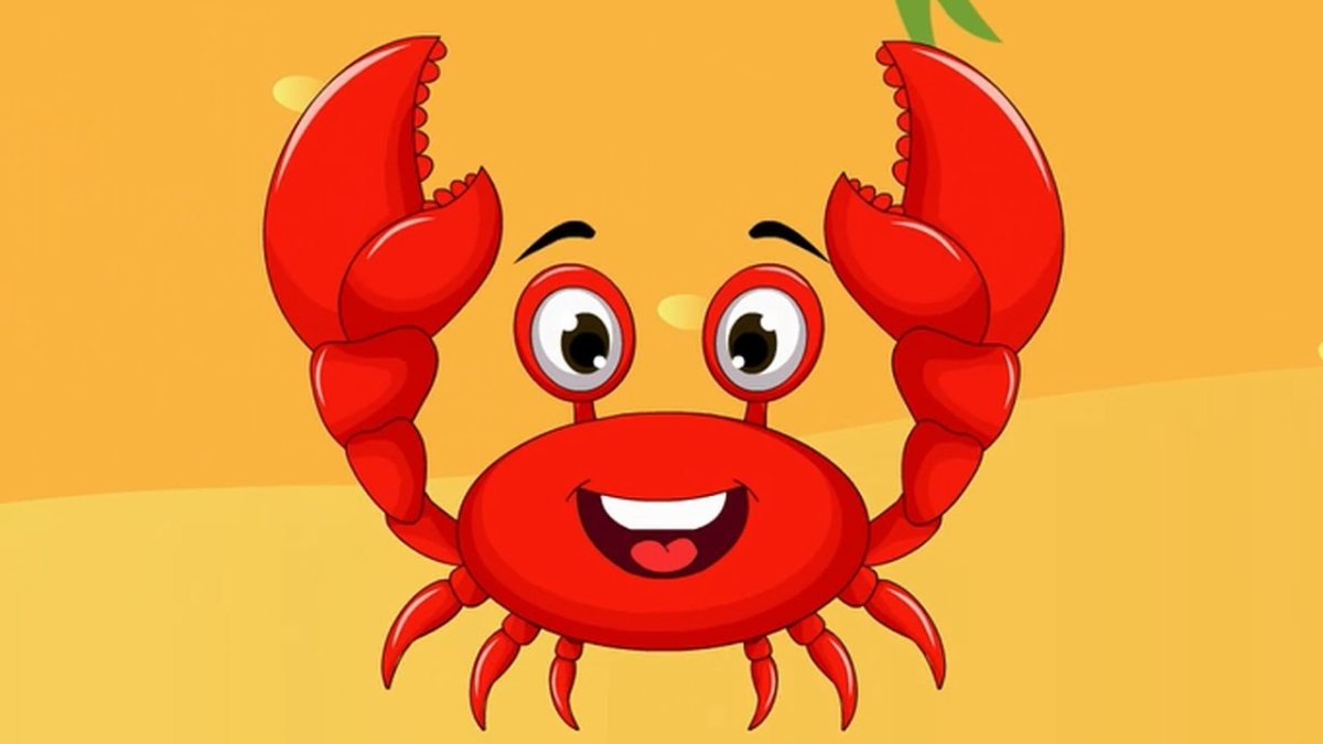 Краб рисунок