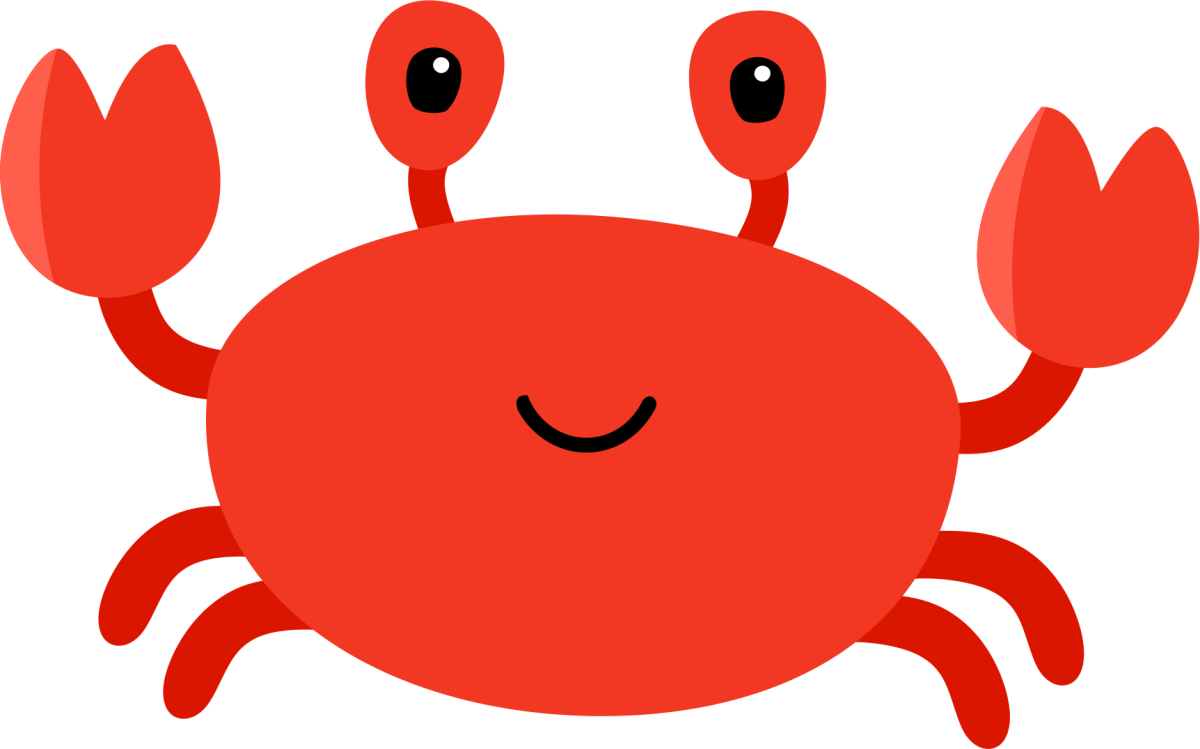 Мультяшный краб для детей