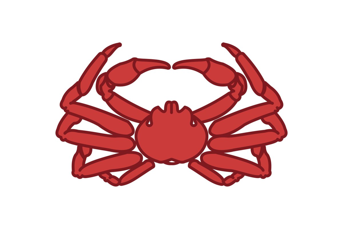 Краб мультяшный
