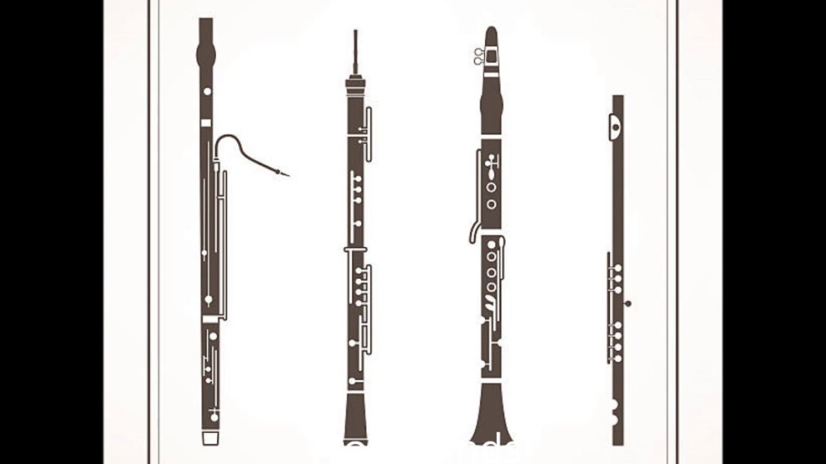 Тромбон рисунок Винтаж