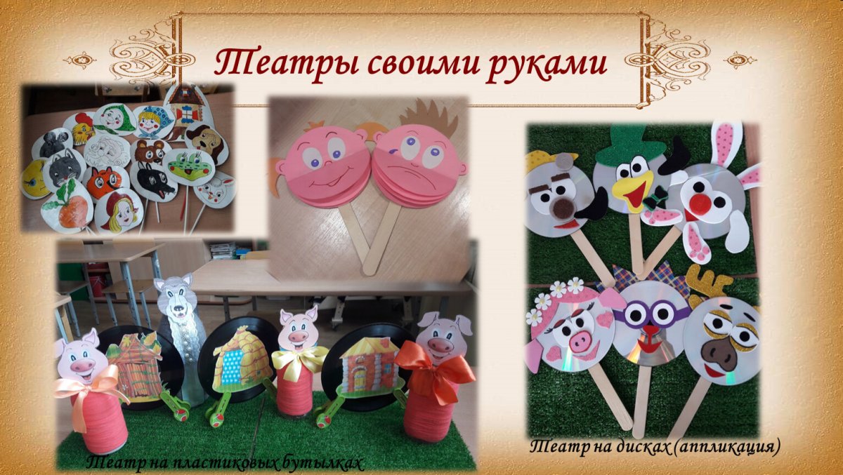 Виды театра в средней группе