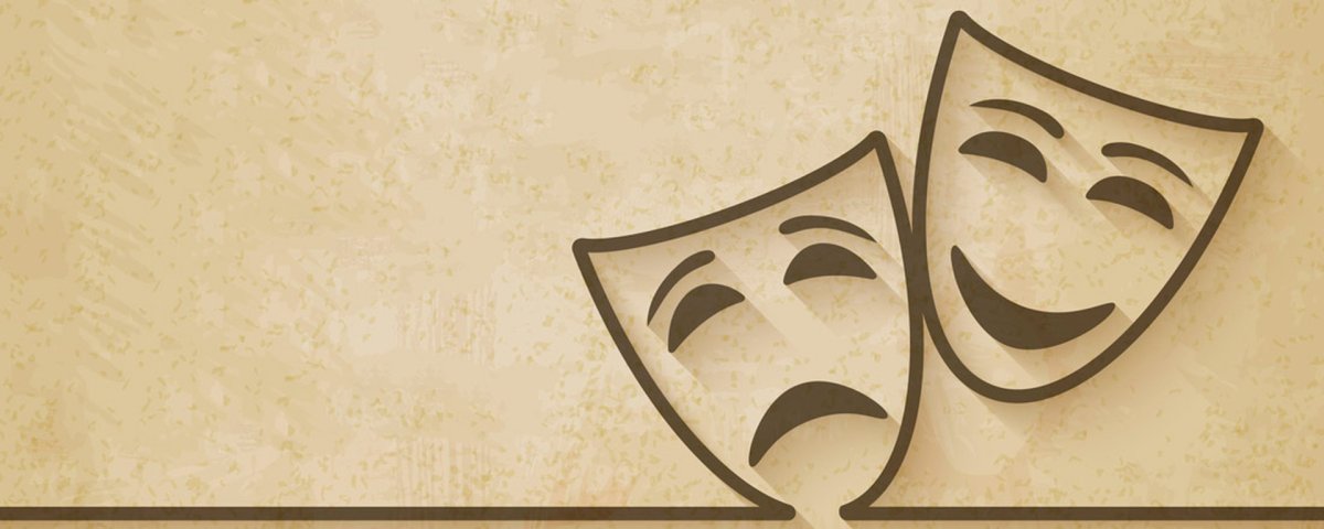 Фон театральный с масками