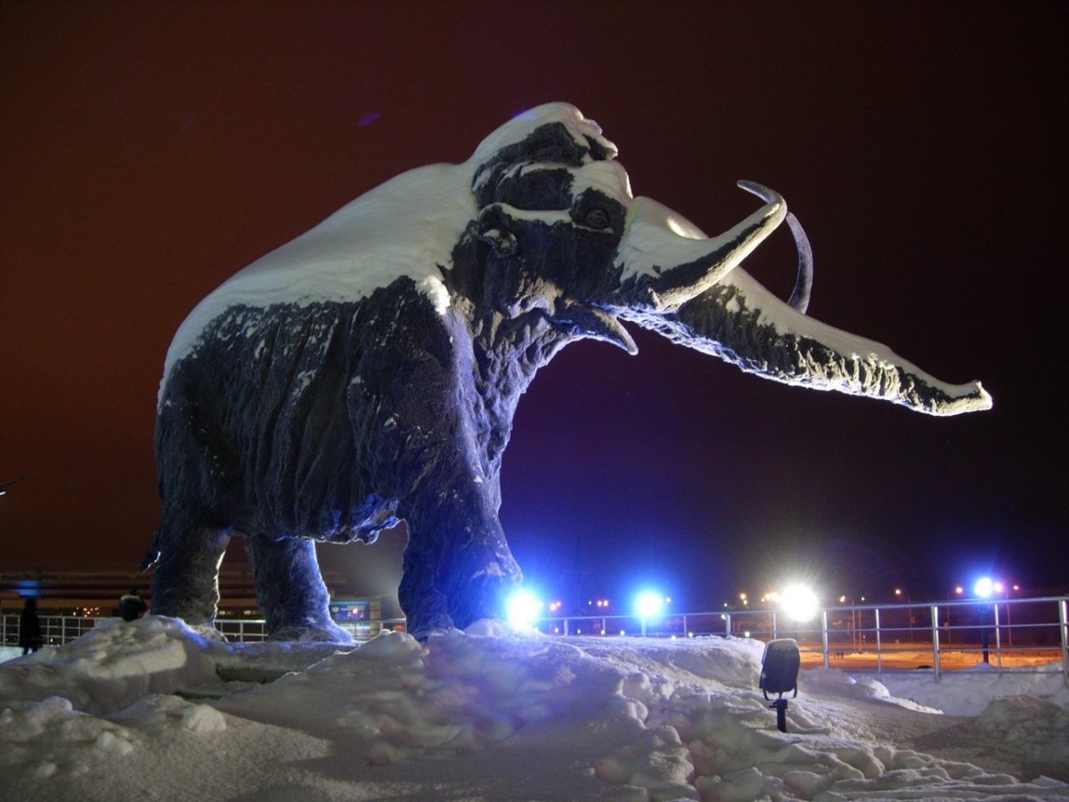 Памятники Ханты Мансийского автономного округа Югра мамонты