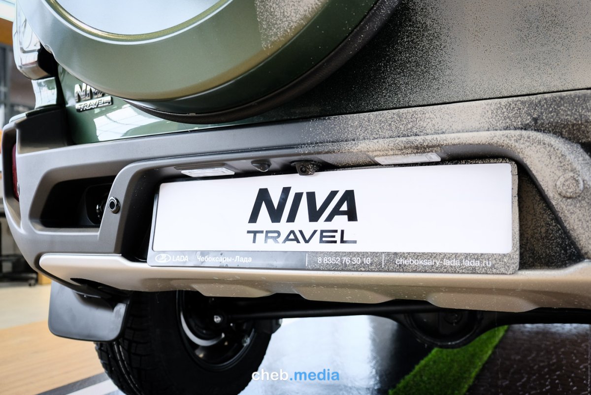 Защита заднего бампера Нива Тревел