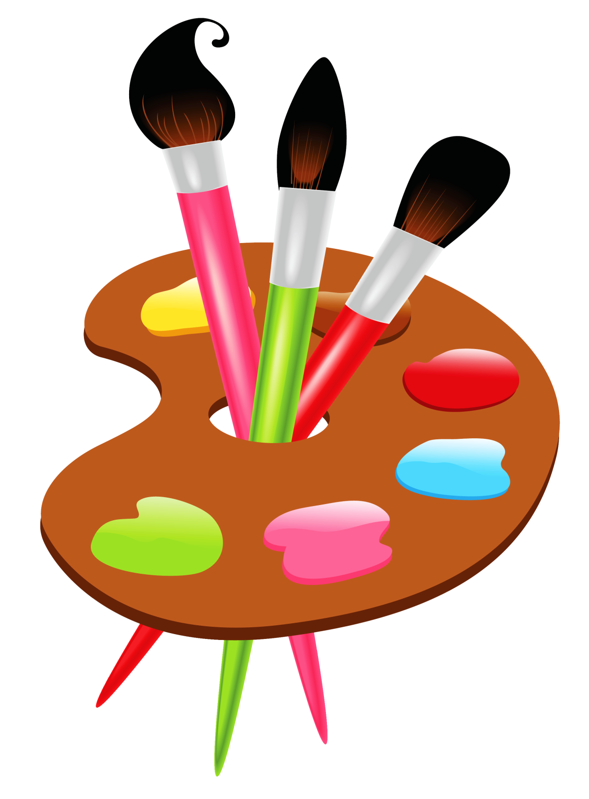 Кисти и краски