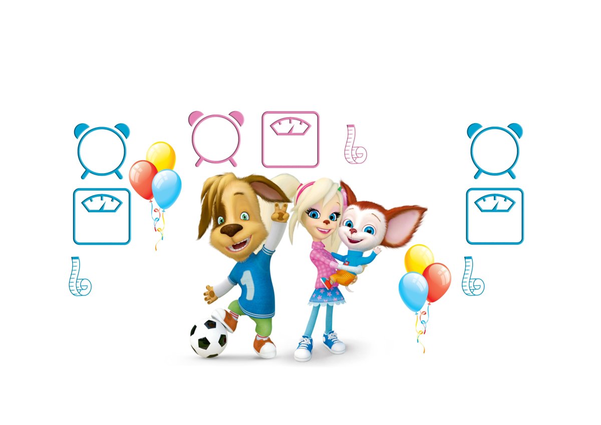 Метрики для детей с Барбоскиными