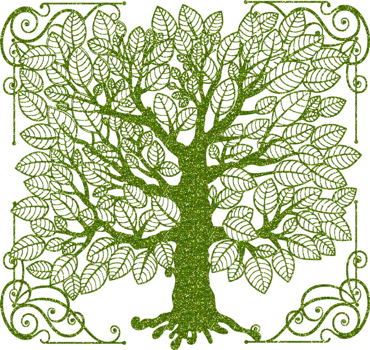 Рамка в виде дерева