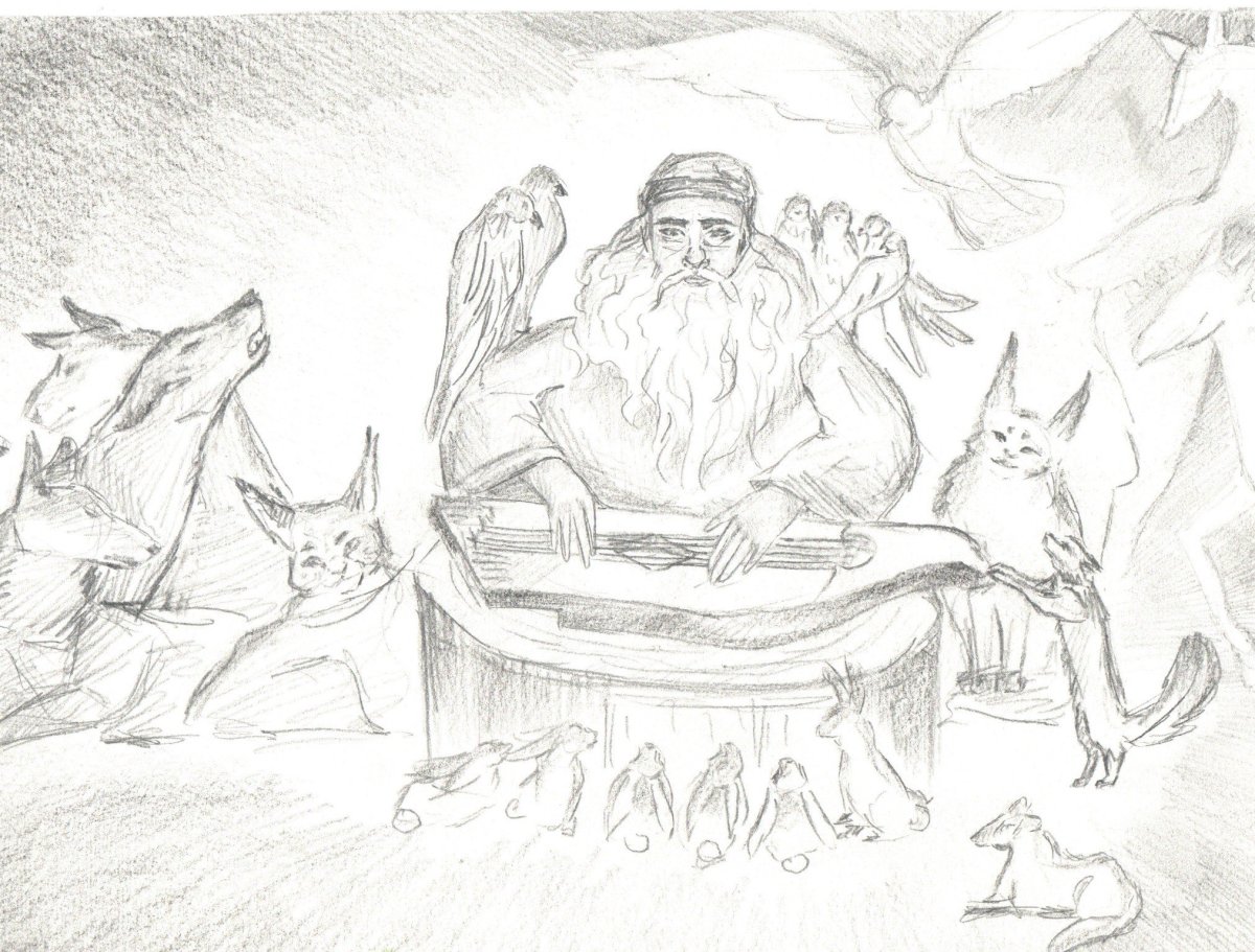 Калевала иллюстрации легкие