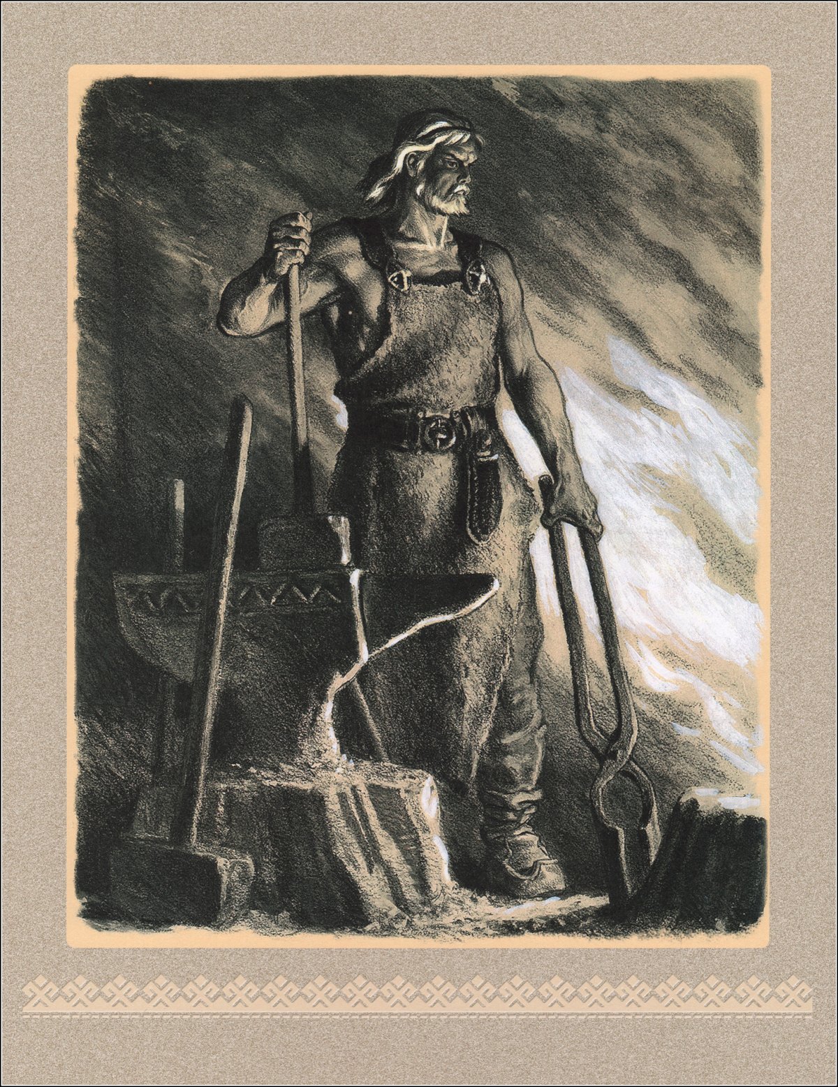 Георгий Стронк Калевала иллюстрации