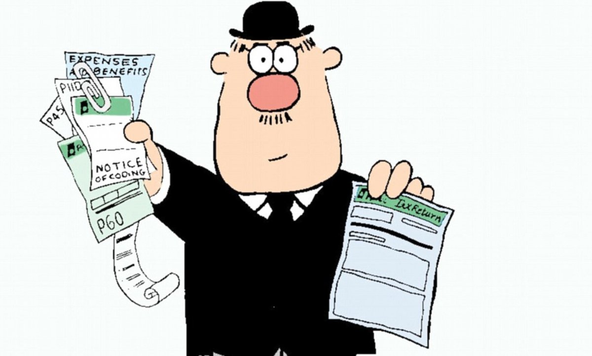 Налоги на прозрачном фоне