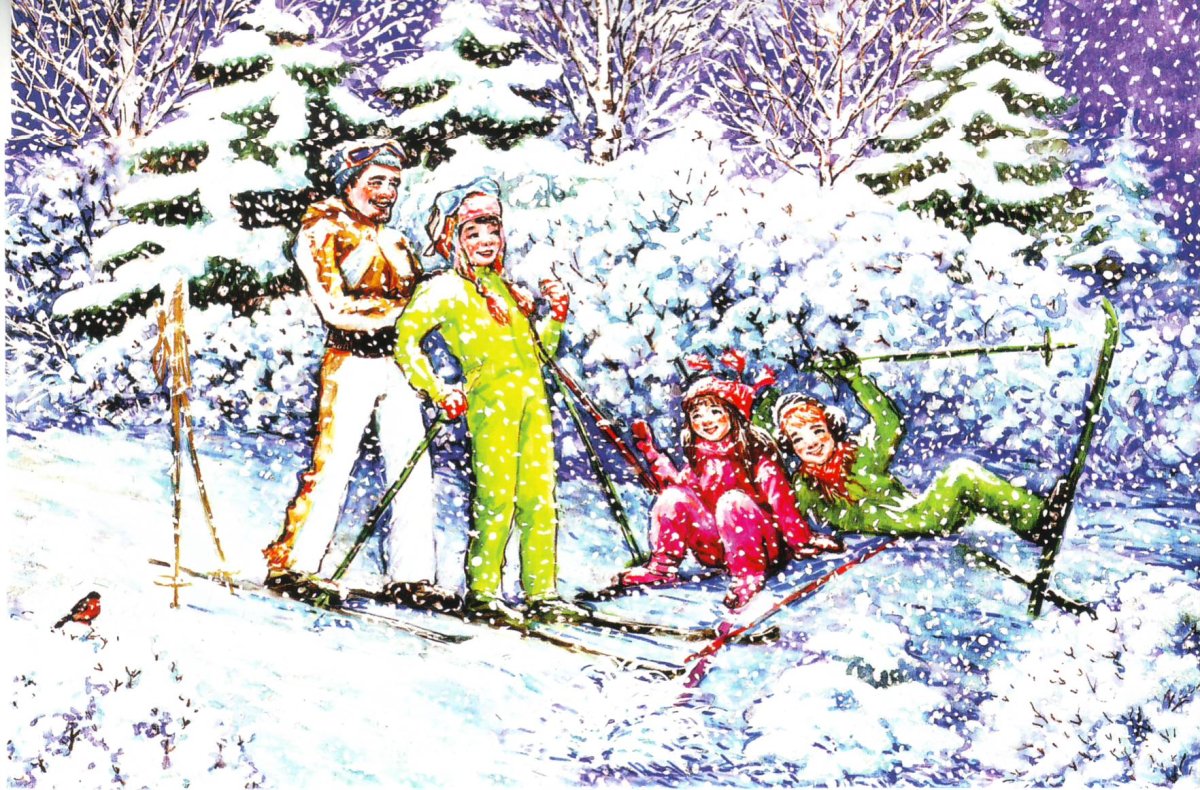 Изображение зимы для детей