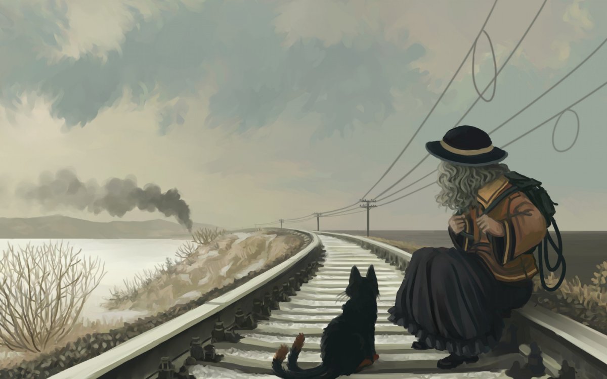 Уходит в даль арт