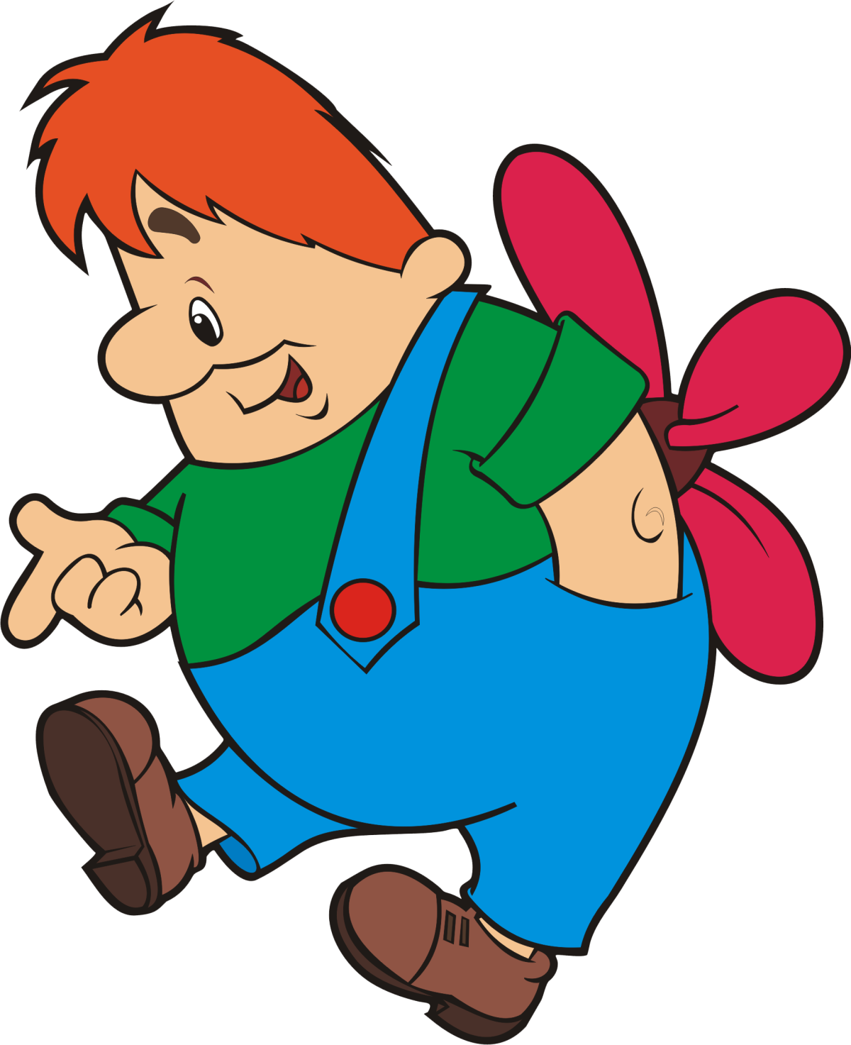 Герои мультика Карлсон