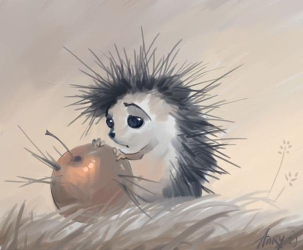 Грустный Ежик