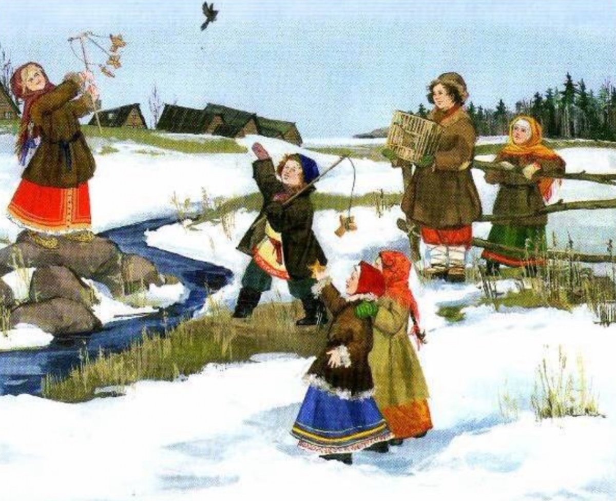 Народные праздники изо