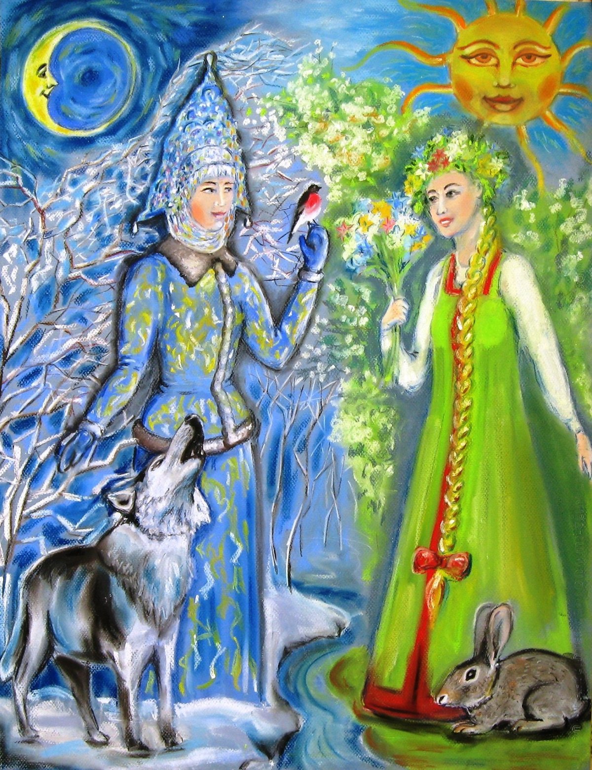 Федоскинская миниатюра Масленица