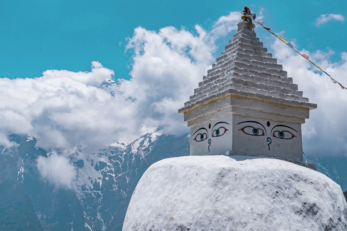 Буддийская ступа Тибет