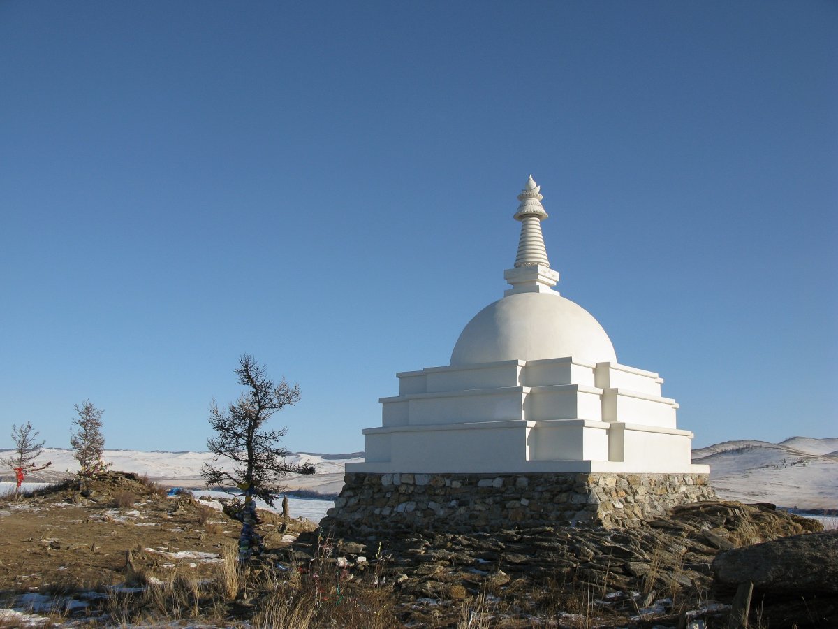 Памятник "Буддийская ступа" Красноярск