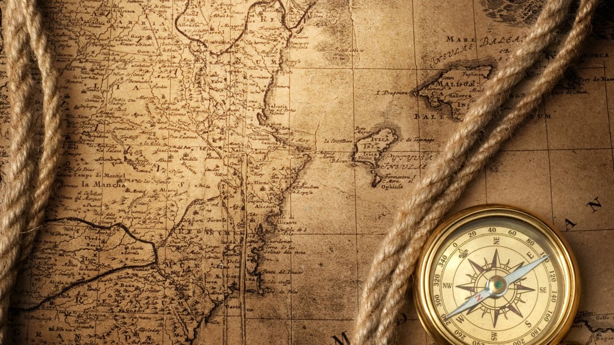 Старинная карта