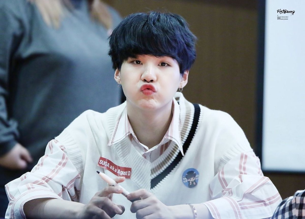 Min yoongi фансайн