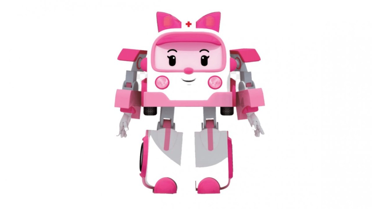 Герои мультика Поли Робокар