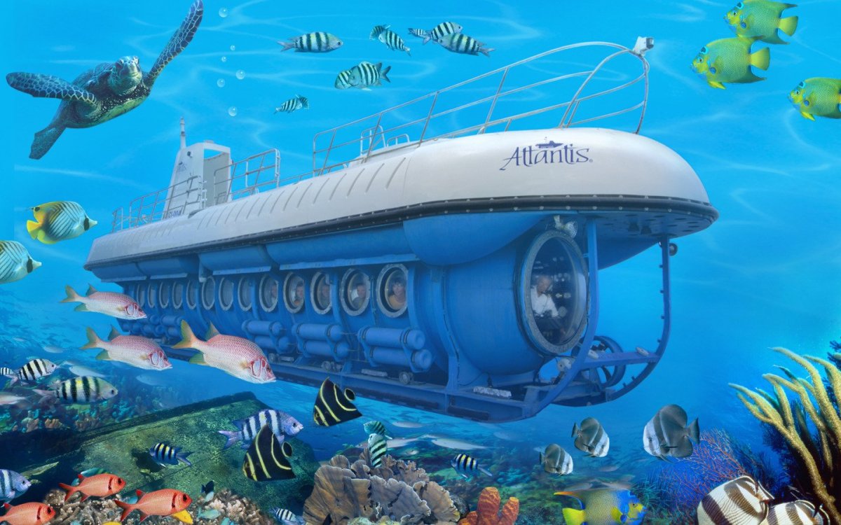 Подводный Батискаф субмарина