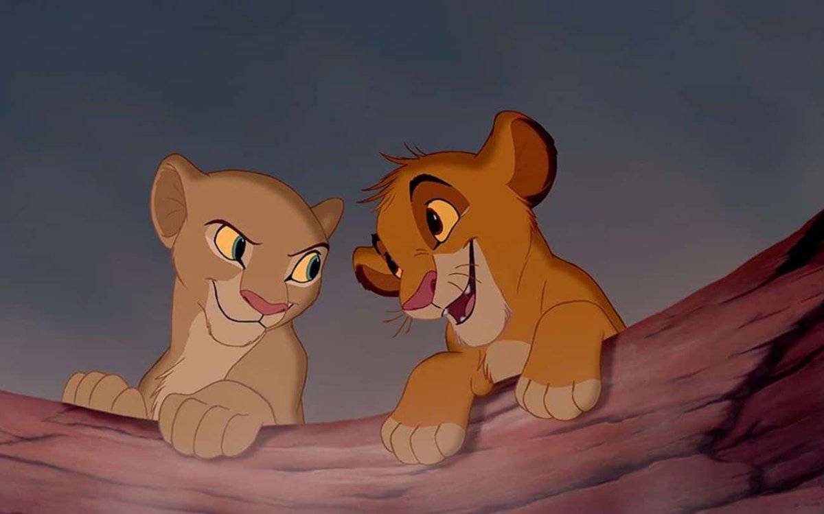 Король Лев Симба и Нала