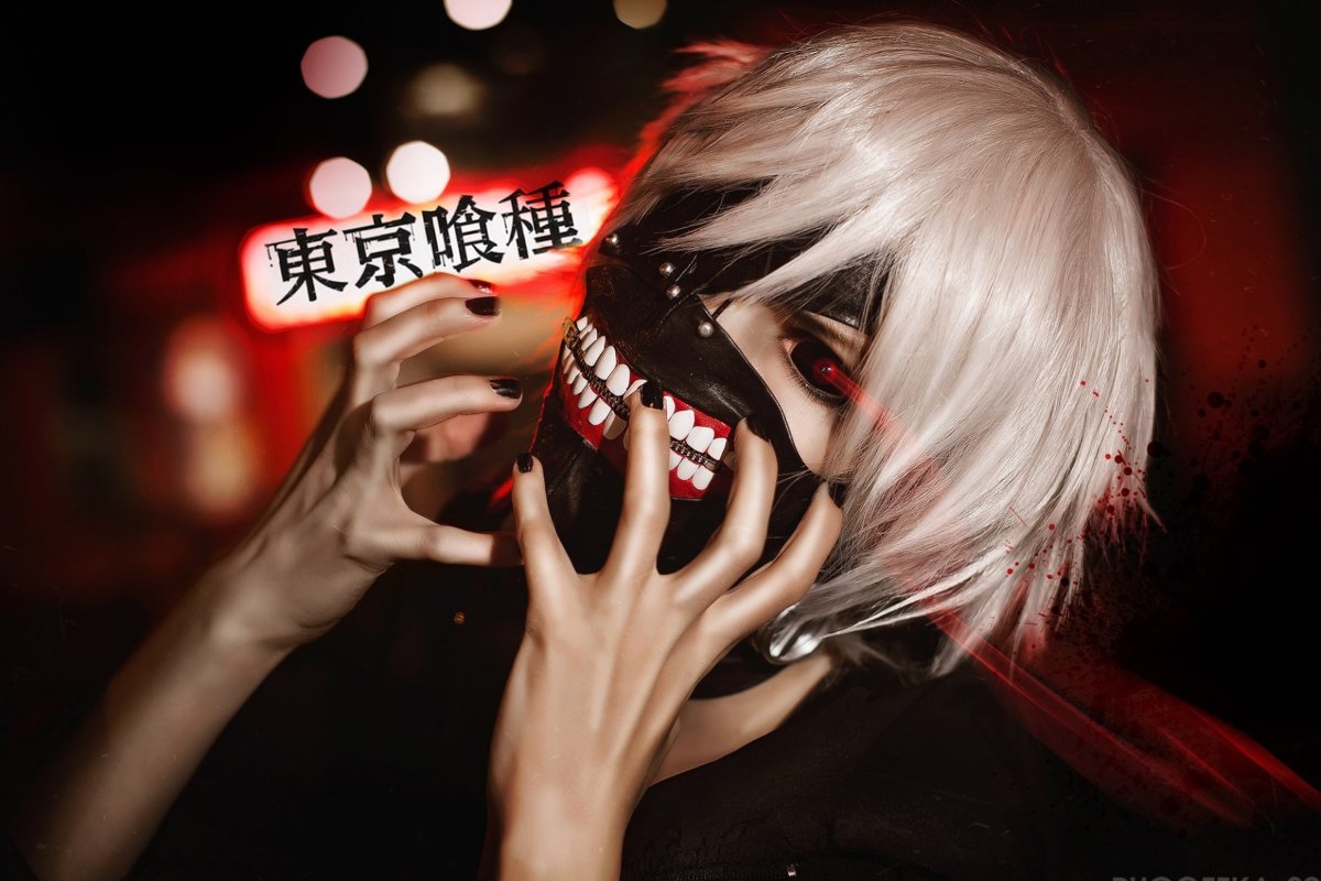 Токийский гуль Канеки Кен косплей