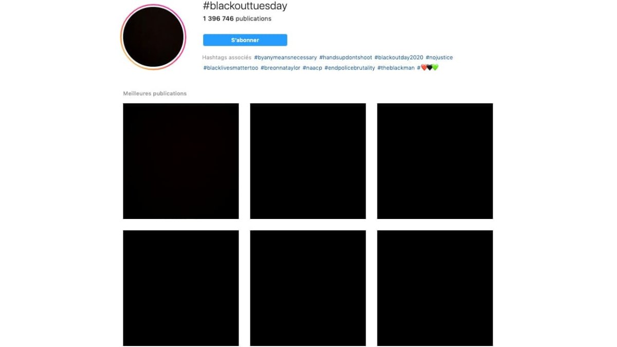 Черный квадрат в инстаграме