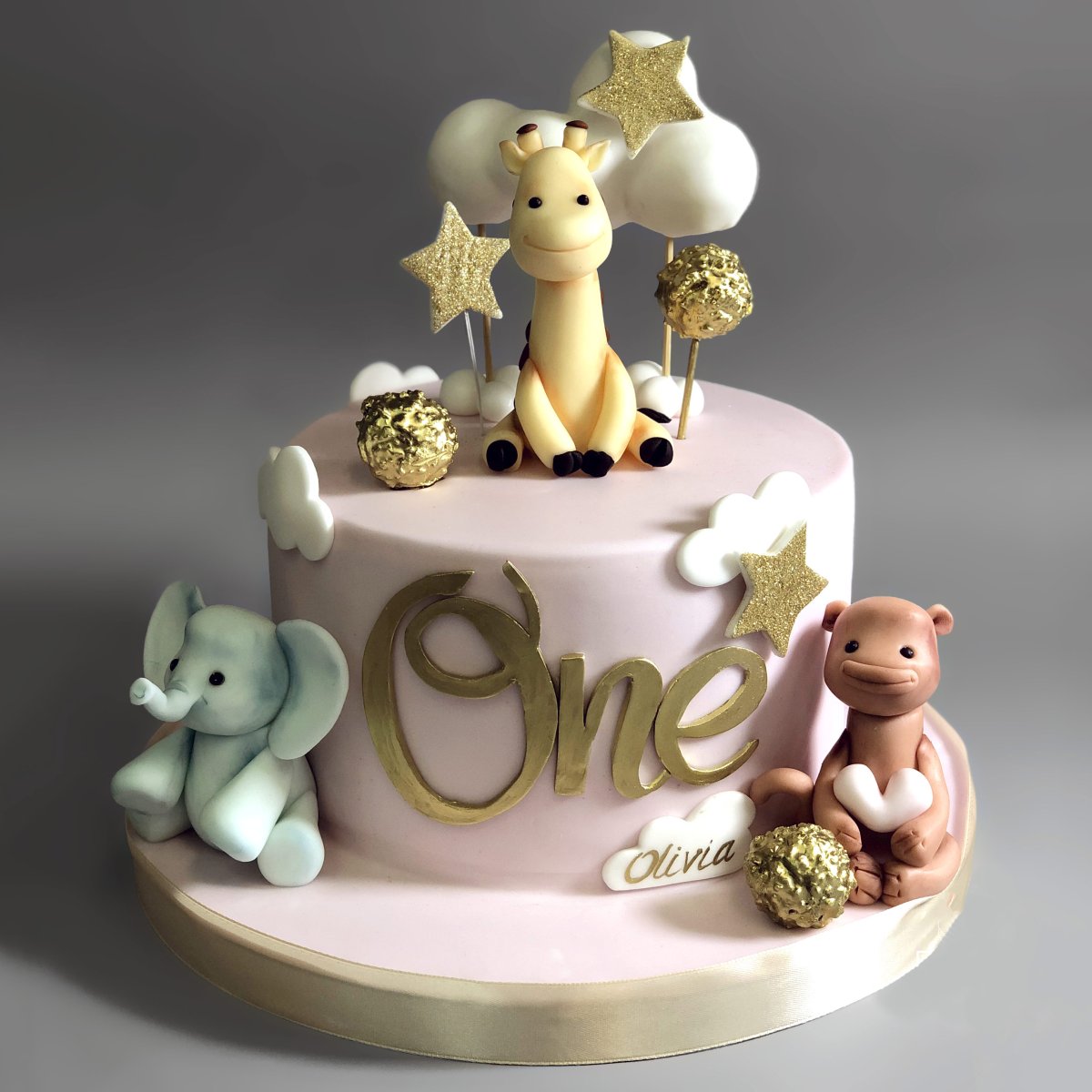 Торт на годик девочке