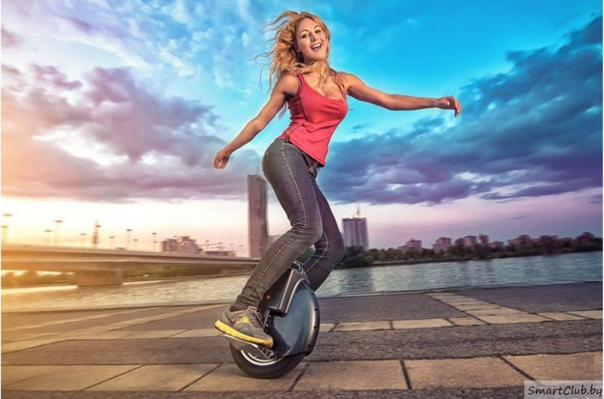 Моноколесо девушка