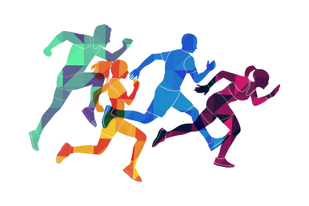 Фитнес аэробика логотип