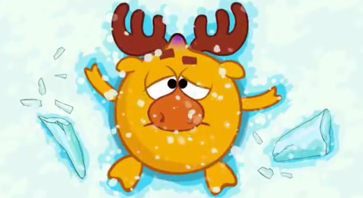 Мемный Крош из смешариков